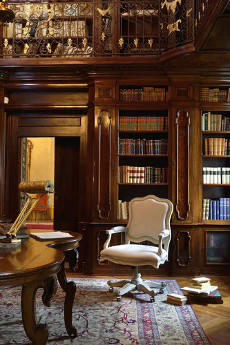 Poltrona da ufficio classica - ANTEA OFFICE  - Veneta Sedie - in legno massiccio / contract / con rotelle