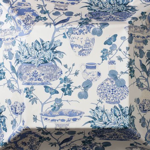 Tessuto da tappezzeria - BUTTERFLY SATIN - Equipo DRT - per tende / a motivi / in cotone