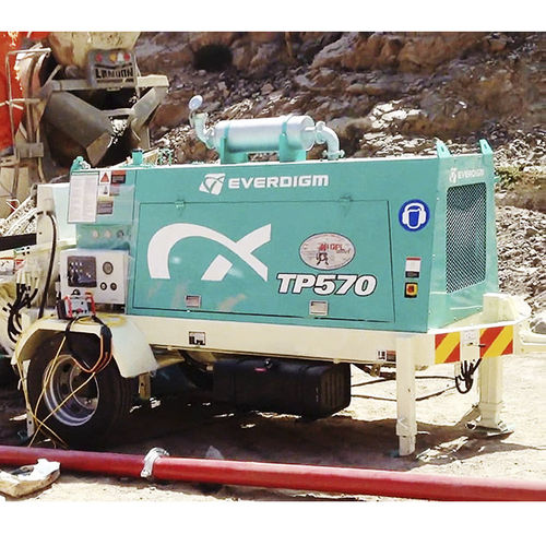 Pompa per calcestruzzo montata su rimorchio - ETP570 - Everdigm Corp