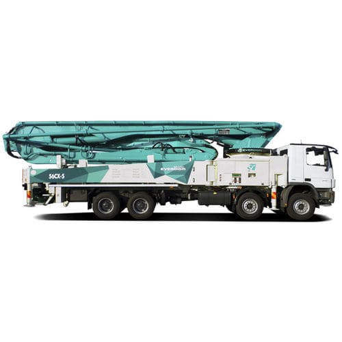 Pompa per calcestruzzo mobile - ECP56CX-5 - Everdigm Corp - montata su camion