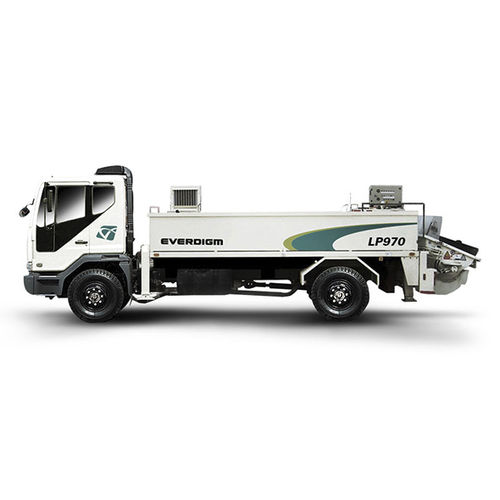 Pompa per calcestruzzo mobile - ELP970 - Everdigm Corp - montata su camion
