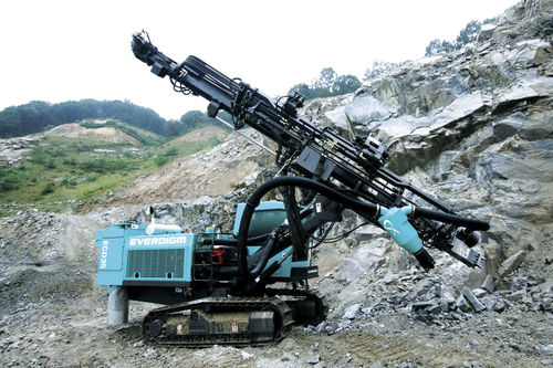 Perforatrice con motore diesel - ECD35E - Everdigm Corp - a percussione / per cantiere di costruzione