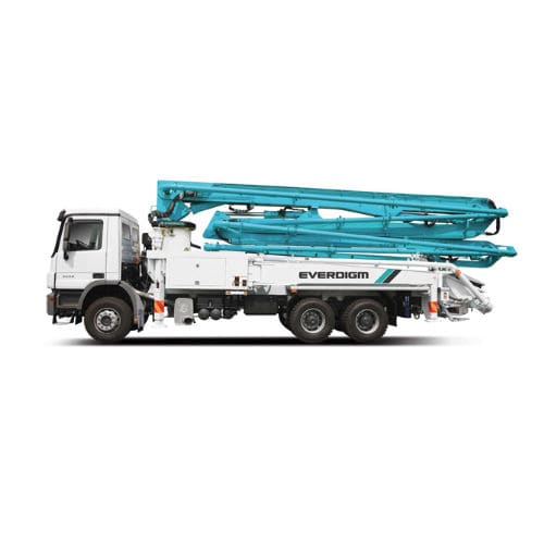 Pompa per calcestruzzo mobile - ECP38CX-5 - Everdigm Corp - montata su camion