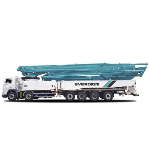 Pompa per calcestruzzo mobile - ECP70CS-6 - Everdigm Corp - montata su camion