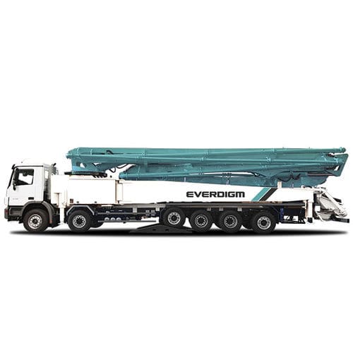 Pompa per calcestruzzo mobile - ECP63CX-5 - Everdigm Corp - montata su camion