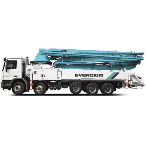 Pompa per calcestruzzo mobile - ECP48CX-5 - Everdigm Corp - montata su camion