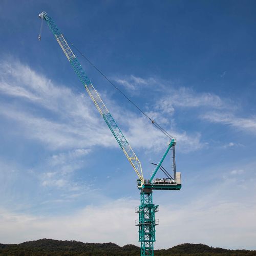 Gru con braccio impennabile - ED325L-18 - Everdigm Corp - fissa / di sollevamento / per cantiere di costruzione