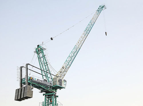Gru con braccio impennabile - ED740L-32 - Everdigm Corp - fissa / di sollevamento / per cantiere di costruzione