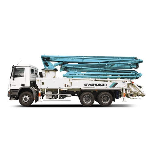 Pompa per calcestruzzo mobile - ECP33ZX - Everdigm Corp - montata su camion