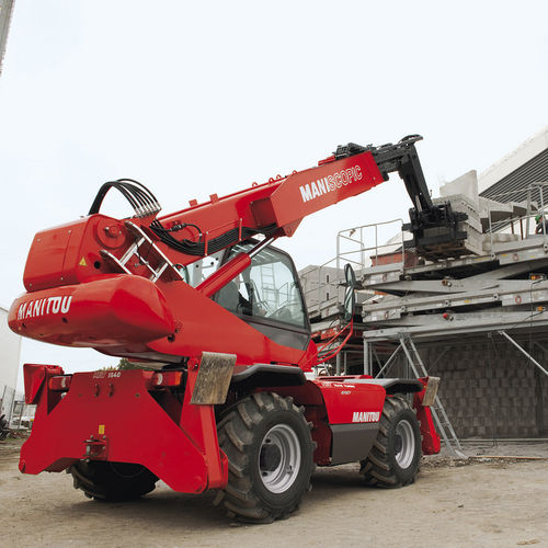 Movimentatore telescopico di sollevamento - MRT 1840 EASY T4 S2 400° - Manitou America's, Inc. - per cantiere / rotativo / per muratura