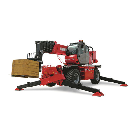 Movimentatore telescopico di sollevamento - MRT 3255 PRIVILEGE PLUS - Manitou America's, Inc. - Tier 4 / per cantiere / rotativo