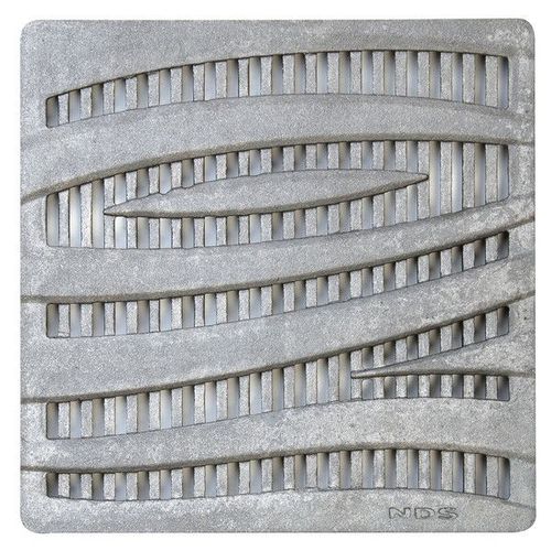 Chiusino in ghisa - 1224CI - NDS - quadrato / prefabbricato / con griglia di ventilazione