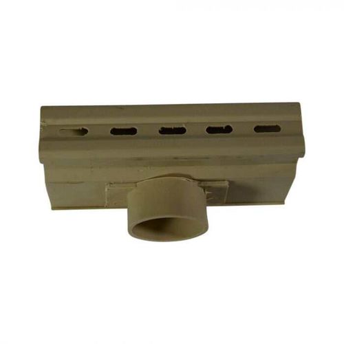 Canaletta a fessura centrale - Micro  - NDS - in PVC / per piscina / per terrazza