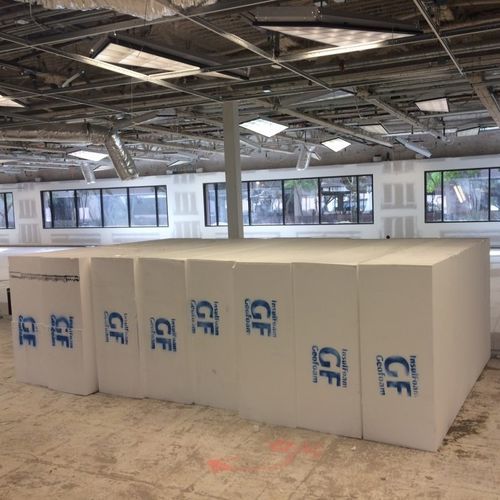 Isolante termico - Geofoam - Insulfoam - in polistirene estruso / per interni / per esterni