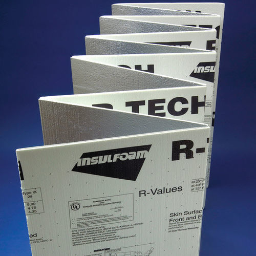 Isolante termico - R-TECH® FANFOLD - Insulfoam - in polistirene espanso / in pannelli / per esterni