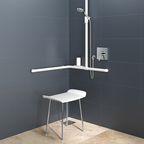 Sedile per doccia mobile - Be-Line® - DELABIE - da appoggio / in acciaio inossidabile / contract