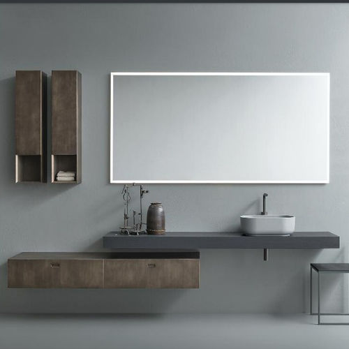 Piano lavabo in rovere - CR#2.01 - novello