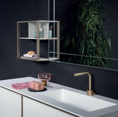 Mobile lavabo sospeso - CANNAREGIO - novello - in HPL / contemporaneo / con sportello