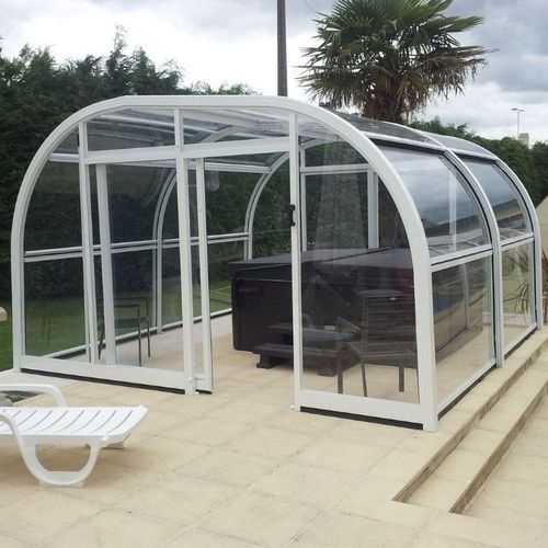 Copertura per spa in metallo - abrisol - fissa / telescopica
