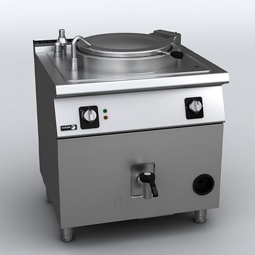 Marmitta elettrica - M-G710  - FAGOR INDUSTRIAL - a gas / basculante / a pavimento
