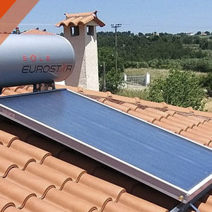 Scaldacqua solare - EUROSTAR - Sole - su tetto / orizzontale / professionale