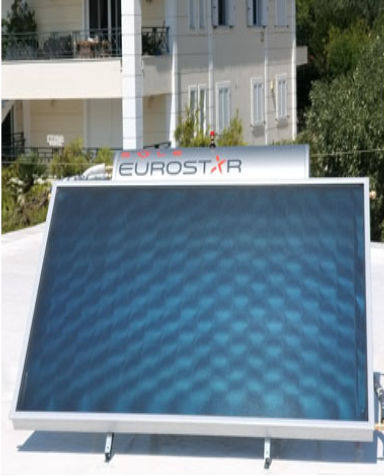 Scaldacqua solare - EUROSTAR FINO - Sole - su tetto / orizzontale / professionale