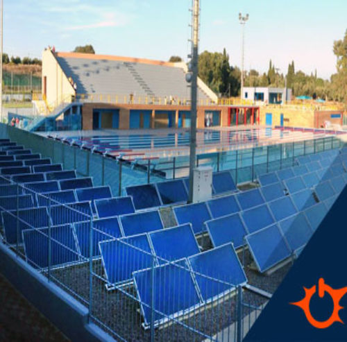 Pannello solare termico piano - Sole - per riscaldamento di piscina / selettivo