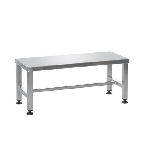 Panca design industriale - E150 - TECNOTELAI - in acciaio inossidabile / senza schienale / senza braccioli