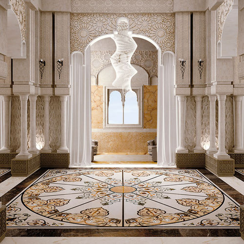 Piastrella in marmo - DUBAI - BUDRI - da interno / per pavimento / grande formato