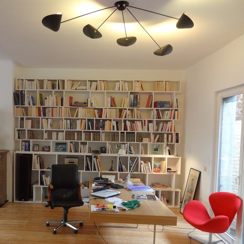 Plafoniera in alluminio - SUSP5 - atelier moderniste - contemporanea / in acciaio / a incandescenza