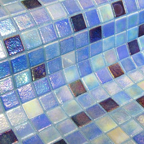 Mosaico in vetro - DELPHINUS 25 - EZARRI MOSAICO - lucido / da interno / da esterno