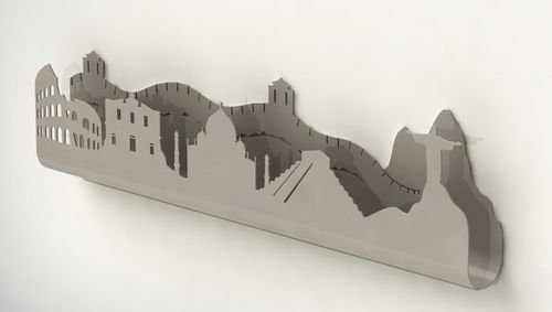 Appendiabiti a muro - SKYLINE 7M - Utoopic - contemporaneo / in metallo