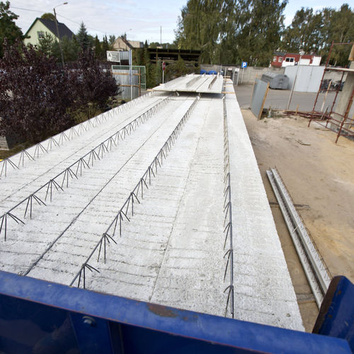 Pannello da costruzione in calcestruzzo - VECTOR - KONBET POZNAŃ - in acciaio / per interni / acustica