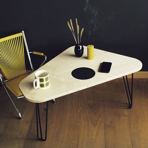 Tavolino basso design originale - PETIT MODELE - iwoodlove - in legno compensato / in betulla / modulare