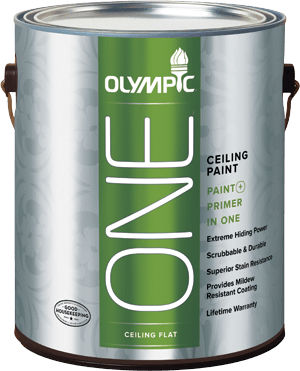 Pittura decorativa - OLYMPIC® ONE  - OLYMPIC - per soffitto / a bassa emissione di COV