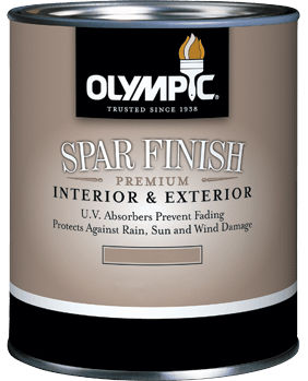 Vernice di protezione - OLYMPIC® SPAR FINISH  - OLYMPIC - per legno / satinata