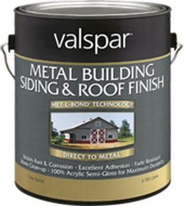 Pittura di protezione - VALSPAR® BUILDING SIDING & ROOF FINISH - VALSPAR - da esterno / per copertura metallica / per metallo