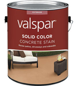 Pittura decorativa - SOLID COLOR CONCRETE STAIN - VALSPAR - di finitura / da esterno / per pavimento