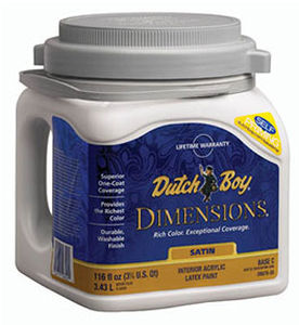 Pittura decorativa - DIMENSIONS - DUTCH BOY - indoor / per muro / acrilica