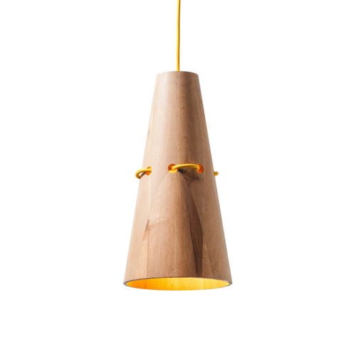 Lampada a sospensione - KABAK - Abadoc - in legno / contemporanea / con cavo