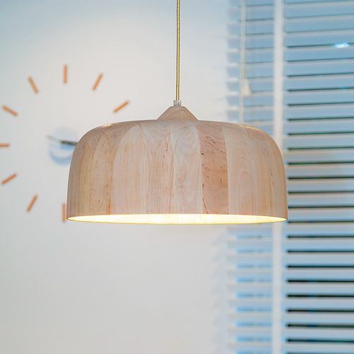 Lampada a sospensione - GOMPOL - Abadoc - in legno / contemporanea / con cavo