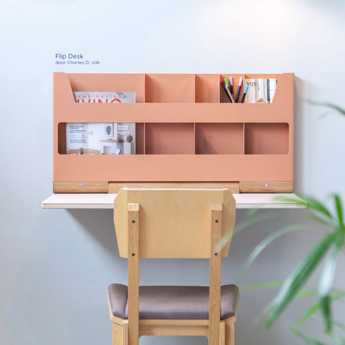 Scrivania per open space - Flip - VIJ5 - da parete / contemporanea / in rovere