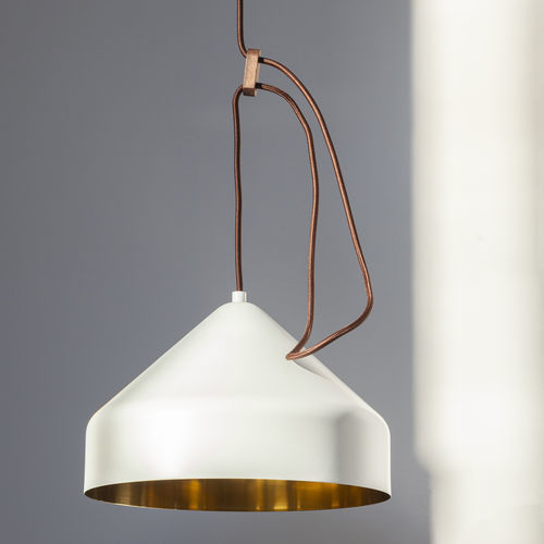 Lampada a sospensione - Lloop - VIJ5 - in ottone / in acciaio / in rame