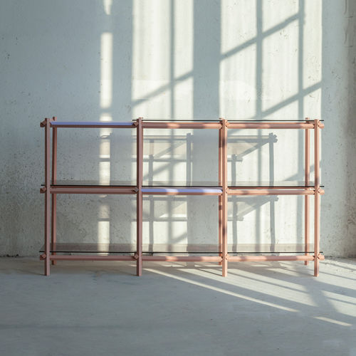 Scaffale modulare - Angled Cabinet - VIJ5 - contemporaneo / in legno / in alluminio
