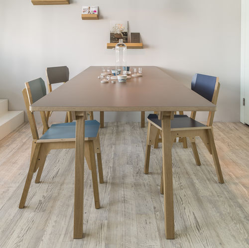 Tavolo da pranzo contemporaneo - 's-Table - VIJ5 - in rovere / in legno compensato / in betulla