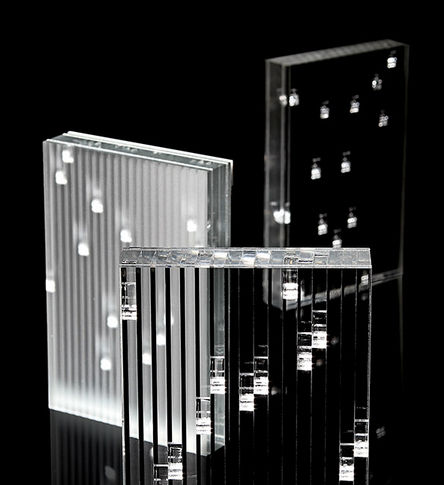Pannello decorativo da parete - LUMINA ™ - SENSITILE - LED / acrilico / opaco