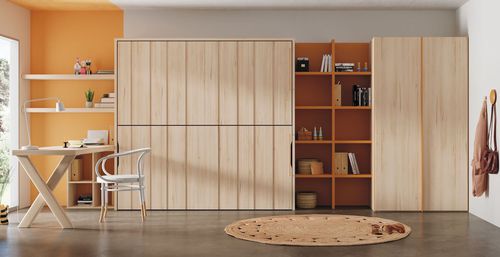 Armadio contemporaneo - SAO PAULO - Lagrama - in legno / con porta scorrevole / per bambini