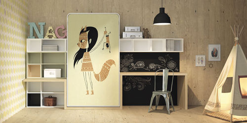 Scrivania contemporanea - ESTAMBUL - Lagrama - in legno / con ripiano / con letto a scomparsa