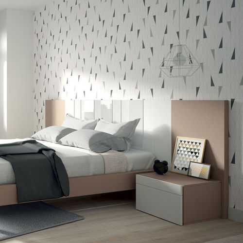 Testiera per letto matrimoniale - AV - Lagrama - contemporanea / in legno / in vetro