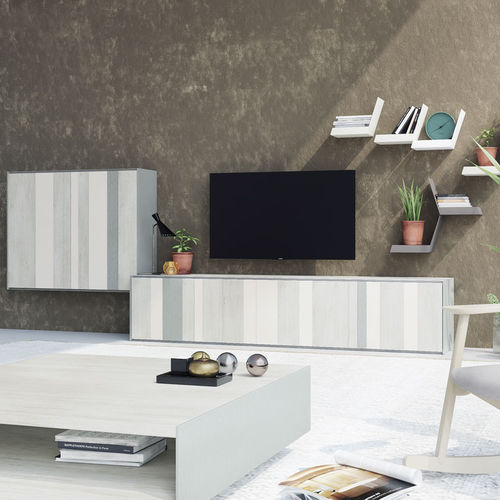 Parete attrezzata TV contemporaneo - INSBRUC - Lagrama - in legno